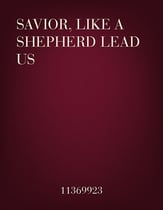 Savior, Like Shepherd Lead Us piano sheet music cover